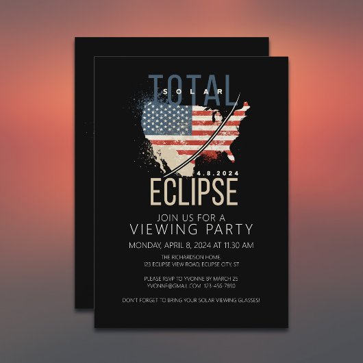 Total Solar Eclipse USA Kaart Bekijken Partij