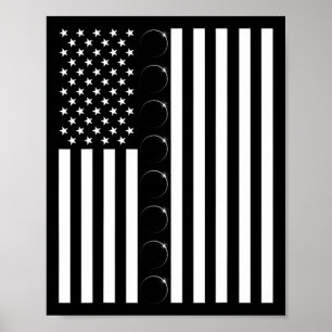 Totale Amerikaanse Amerikaanse vlag 04.08.2024 naa Poster