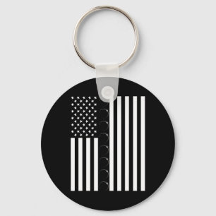 Totale Amerikaanse Amerikaanse vlag 04.08.2024 naa Sleutelhanger