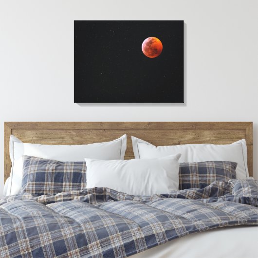 Totale bloeduitstortingen | Big Island Hawaii Canvas Afdruk (Insitu (Slaapkamer))