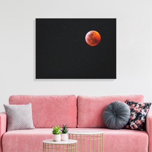 Totale bloeduitstortingen | Big Island Hawaii Canvas Afdruk (Insitu (Woonkamer))
