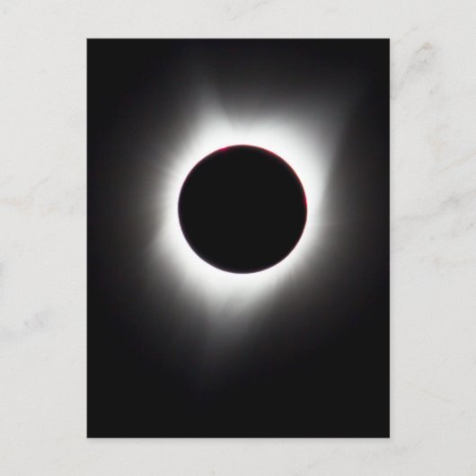 Totale clipse briefkaart (Voorkant)