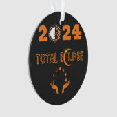 Totale eclips 2024 ornament (voorkant)