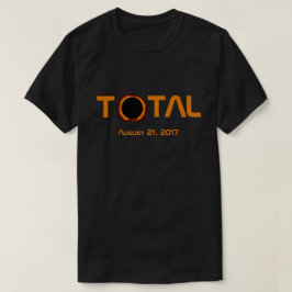 Totale gebeurtenis met zonnecrisis t-shirt