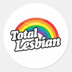 TOTALE LESBIENNEN RONDE STICKER