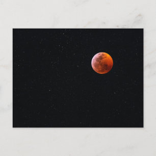 Totale Maansverduistering met Bloedmaan   Big Isla Briefkaart