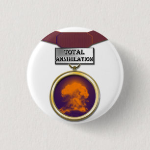 Totale mengeling knop ronde button 3,2 cm