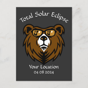 Totale Solar Eclipse Beer Eclipse Viewer Briefkaart
