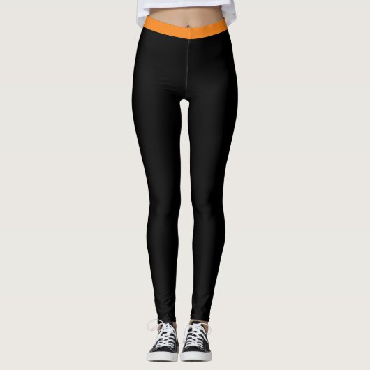 Totale Solar Eclipse Classic Zwart Leggings (Voorkant)