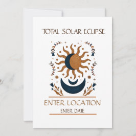 Totale Solar Eclipse Custom Kaart