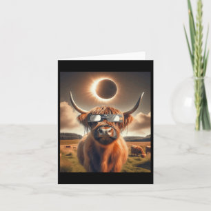 Totale Solar Eclipse Highland Koe Dragen Sungles 1 Kaart