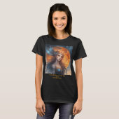 Totale Solar Eclipse Jouw tekst naam Sun Fairy T-shirt (Voorkant volledig)
