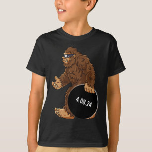 Totale Zonsverduistering 04.08.2024 Bigfoot Fun Bo T-shirt