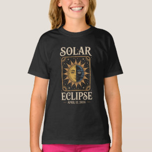 Totale Zonsverduistering 12 Augustus 2026 Retro T-shirt