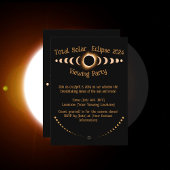Totale Zonsverduistering - 2024 aangepaste datum O Notitiekaartje