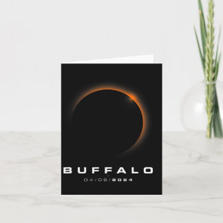 Totale Zonsverduistering 2024 - Buffalo Zonsverdui Kaart