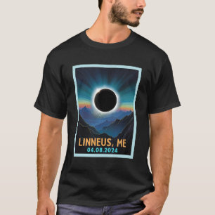 Totale Zonsverduistering 2024 Linneus Maine Vintag T-shirt