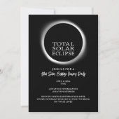 Totale Zonsverduistering - 2024 of aangepaste datu Kaart (Voorkant)
