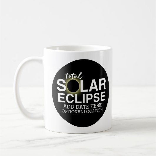 Totale Zonsverduistering - 2024 of aangepaste datu Koffiemok (Links)