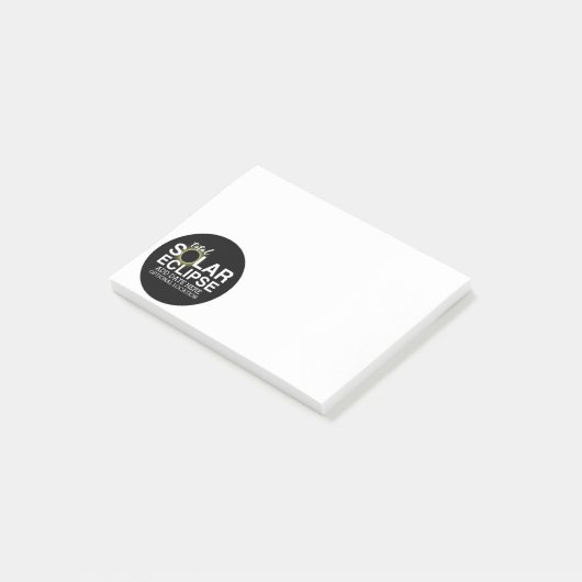 Totale Zonsverduistering - 2024 of aangepaste datu Post-it® Notes (Schuin)