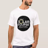 Totale Zonsverduistering - 2024 of aangepaste datu T-shirt (Voorkant)
