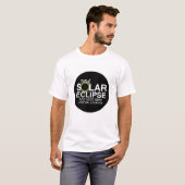 Totale Zonsverduistering - 2024 of aangepaste datu T-shirt (Voorkant volledig)