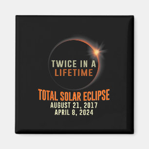 Totale Zonsverduistering 2024 Totaal twee keer in  Magneet