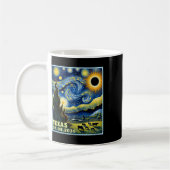 Totale Zonsverduistering 2024 Van Gogh Sterrennach Koffiemok (Links)