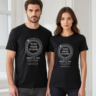 Totale Zonsverduistering 2026 Spanje IJsland T-shirt