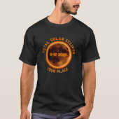 Totale Zonsverduistering 2026 T-shirt (Voorkant)