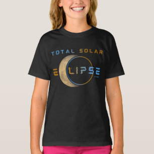 TOTALE ZONSVERDUISTERING 8 APRIL 2024 ZONNESTELSEL T-SHIRT