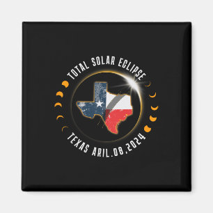 Totale Zonsverduistering Amerika Totaliteit Texas Magneet