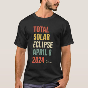 Totale zonsverduistering april 8 2024 Familie aand T-shirt