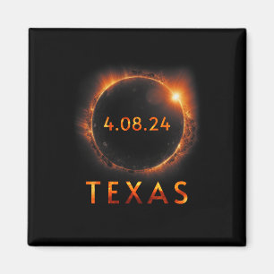 Totale Zonsverduistering April 8 2024 Texas Solar  Magneet