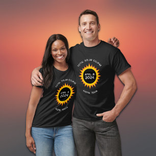 Totale Zonsverduistering Austin Texas 8 april 2024 T-shirt