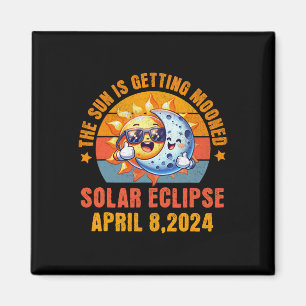 Totale Zonsverduistering Chase 2024 Zon wordt Maan Magneet