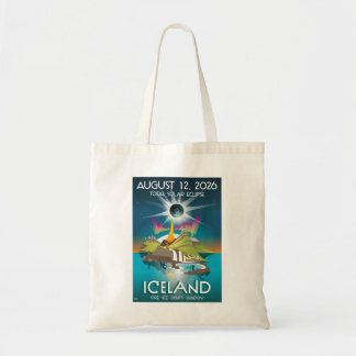 Totale zonsverduistering in IJsland 2026 - Tote ta Bag