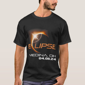 Totale zonsverduistering Medina Ohio T-shirt