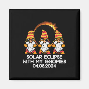 Totale zonsverduistering met kabouters 04.08.2024 magneet