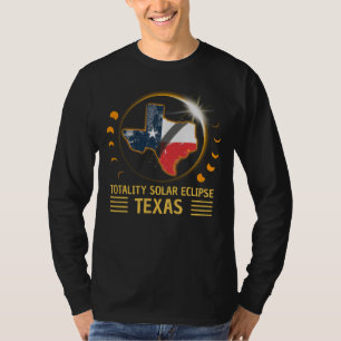 Totale Zonsverduistering Texas Amerika 2024 T-shirt