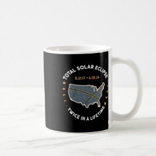 Totale zonsverduistering twee keer in een leven 20 koffiemok