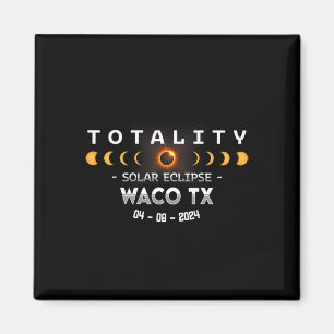 Totale zonsverduistering Waco Tx 2024 Magneet