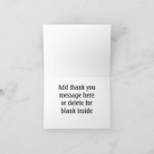 Totalement 80 80s Anniversaire Merci Carte Note (Intérieur)