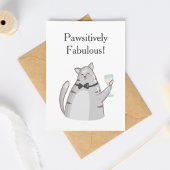Totalement Fabuleux Carte de Vœux Drôle de Chat