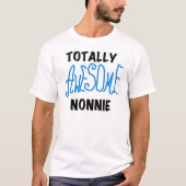 Totalement génial Nonnie Blue Text Tshirts et cade (Devant)