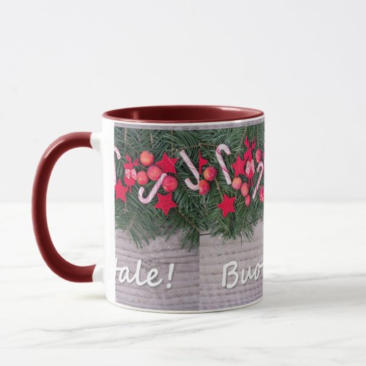 TOTALEMENT "ITALIEN CHRISTMAS BUON NATALE" MUG (Gauche)