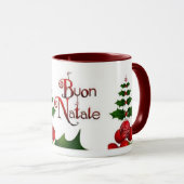 TOTALEMENT "ITALIEN CHRISTMAS BUON NATALE" MUG (Devant droit)