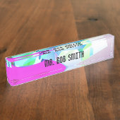 Totalement plaque d'identification 80s (Taille)