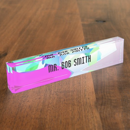 Totalement plaque d'identification 80s (Taille)