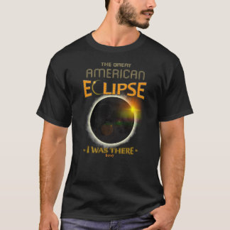 Totaliteit Zonneclipse waar ik in de geschiedenis T-shirt